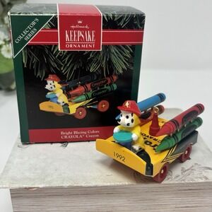 Hallmark Keepsake ornament 1992 Crayola Crayon Bright Blazing Colors Dalmatian 4